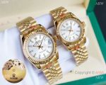 Replica Rolex Datejust Gold White Face Watches 36mm and 28mm